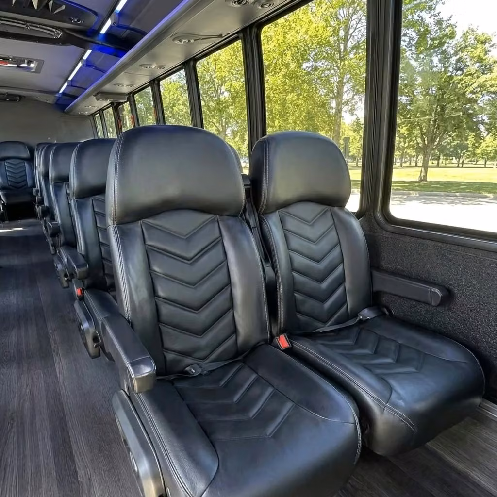beverly hills 28 passenger minibus seating