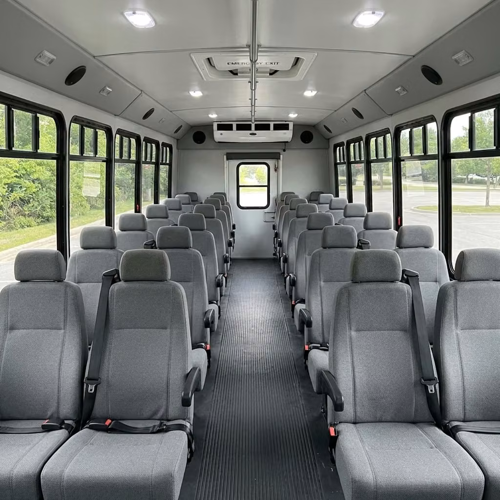 beverly hills 30 passenger minibus seating