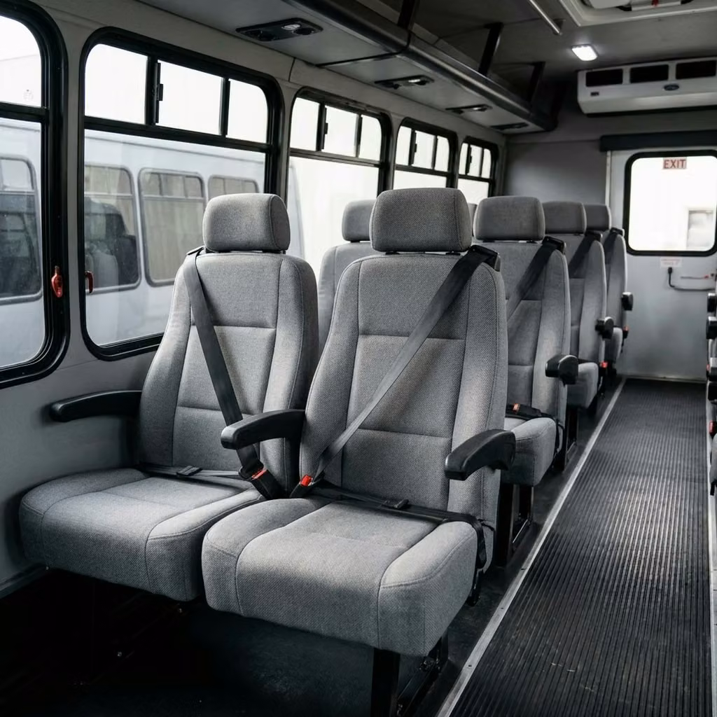 beverly hills 35 passenger minibus reclining seats
