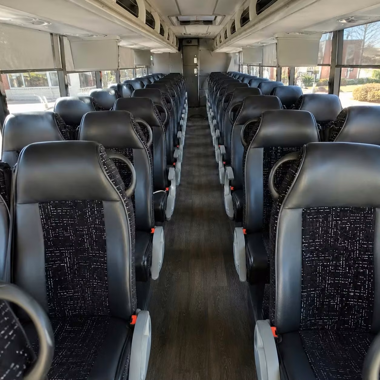 beverly hills charter bus interior 2