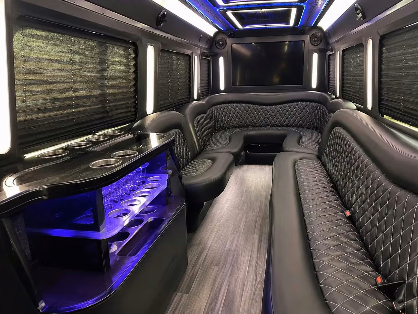 beverly hills hourly round trip and all night prom bus packages in beverly hills