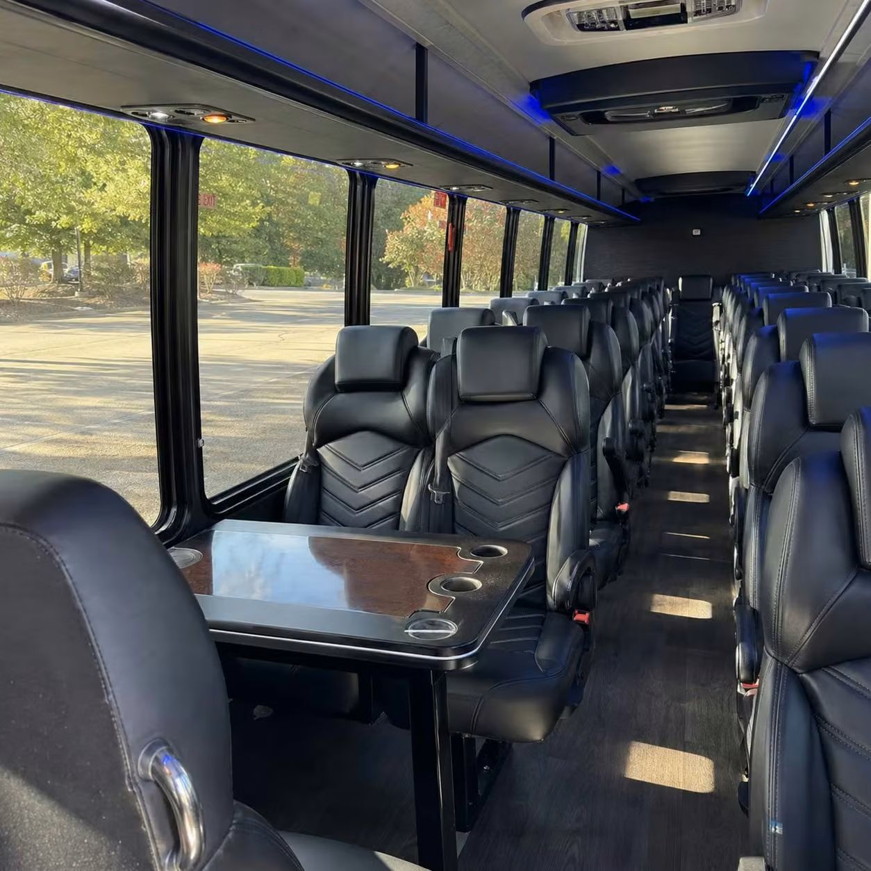 beverly hills minibus interior 1