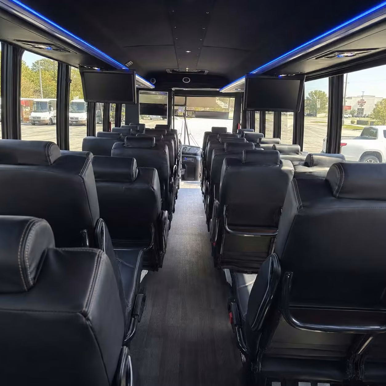 beverly hills minibus interior 3